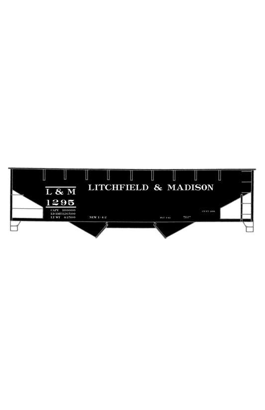 Litchfield and Madison Offset Twin Hopper White