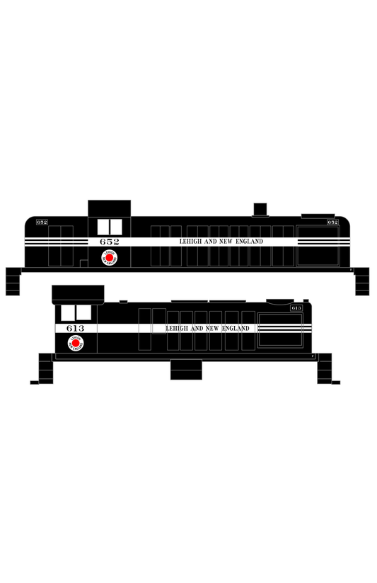 Lehigh and New England ALCO Hood Diesel White