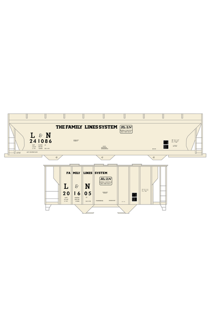 L&N Family Lines ACF Covered Hopper Black