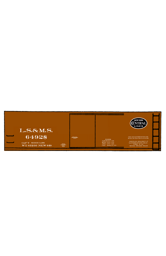 Lake Shore & Michigan Southern LS&MS Boxcar New York Central