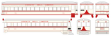 Lehigh Valley Transit Interurban Trolley Car Red Liberty Bell Limited - Decal