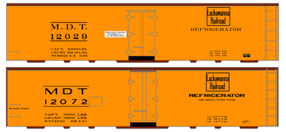 Lackawanna Merchants Despatch MDT DL&W Steel Ice Reefer Black