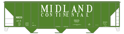 Midland Continental Railway PS Covered Hopper White