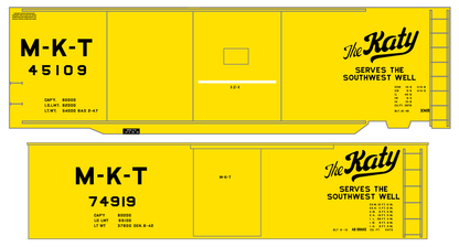 Missouri Kansas Texas 36 Ft, 40 Ft Boxcar Black