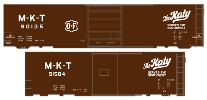 Missouri Kansas Texas 40 Ft Boxcar White