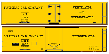 National Car Company Ice Reefer Black