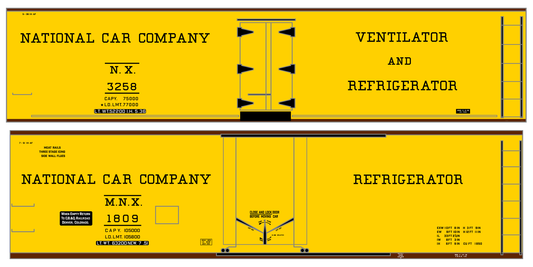 National Car Company Ice Reefer Black