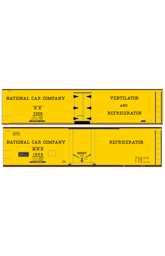 National Car Company Ice Reefer Black