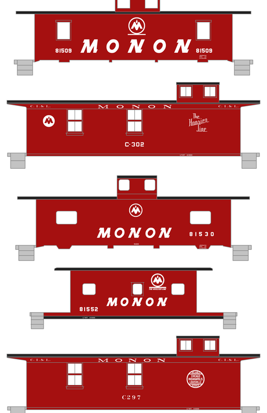 Monon Caboose White