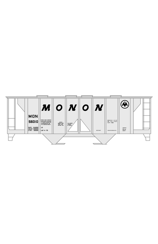 Monon Covered Hopper Black