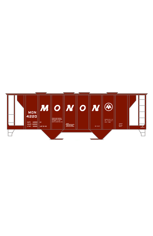 Monon Covered Hopper White