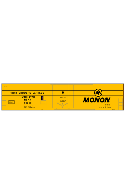 Monon FGE Insulated Boxcar Black