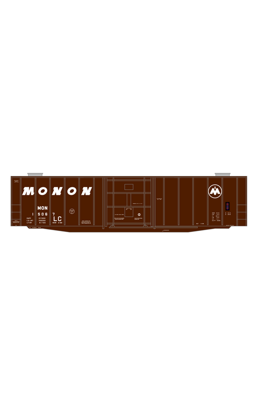 Monon 50 Ft Grain Loading Boxcar White