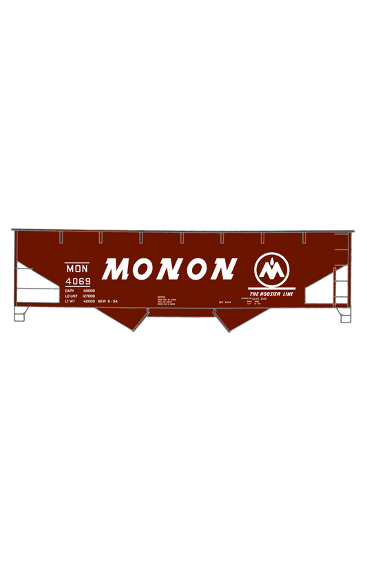 Monon Offset Twin Hopper White