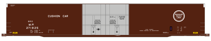 Missouri Pacific 86 Ft Auto Parts Boxcar White  - Decal