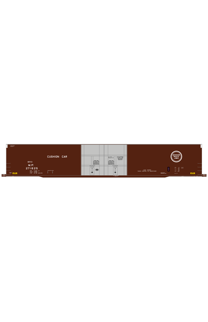 Missouri Pacific 86 Ft Auto Parts Boxcar White