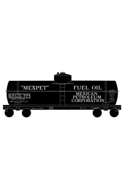 Mexpet Mexican Petroleum Corp Tank Car White -