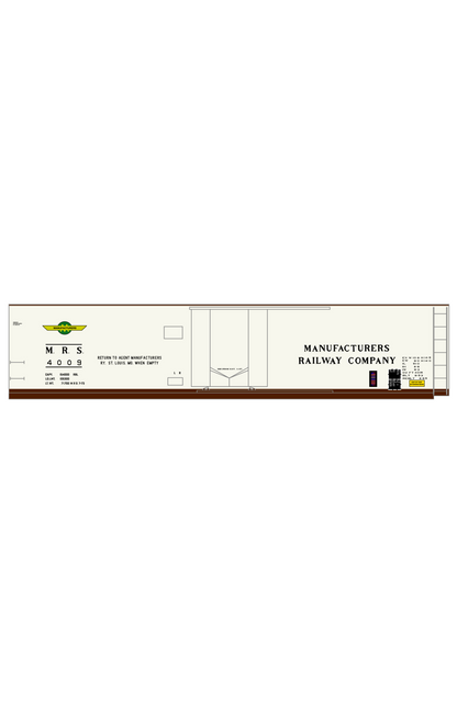 Manufacturer’s Railway 50 Ft Plug Door Boxcar Black