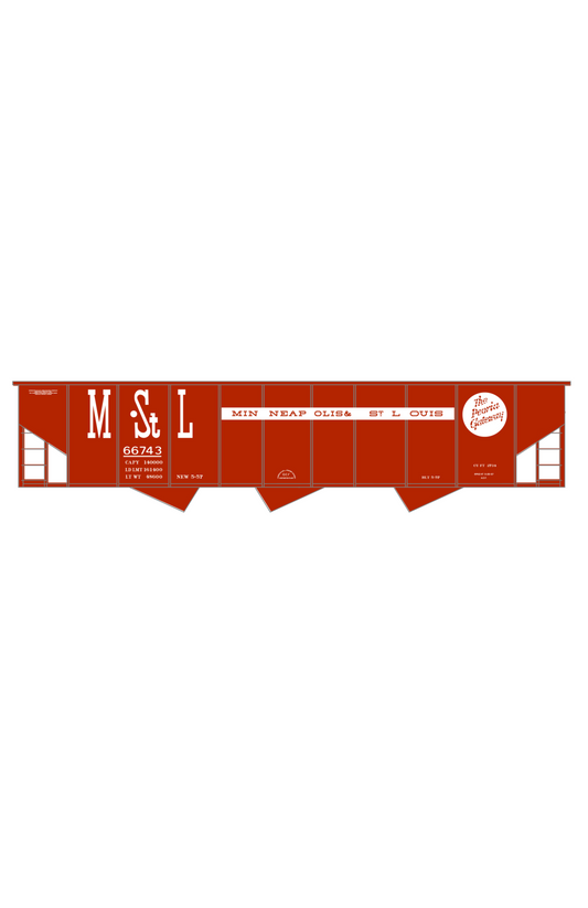 Minneapolis and St Louis Three Bay Hopper MSTL