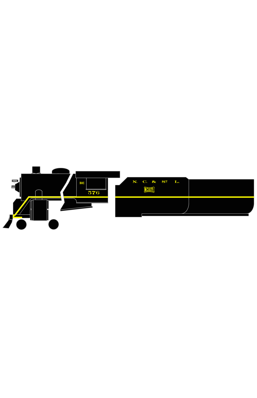 Nashville, Chattanooga and St Louis Steam Locomotive NC&StL