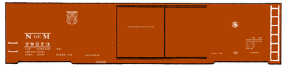 Nacionales De Mexico 50 Ft Boxcar White NDEM