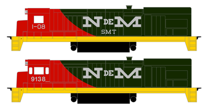 N De M Mexico GE Diesel Locomotive Silver