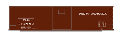 New York, New Haven, and Hartford 36 Ft Wood Boxcar White