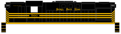 Nickel Plate Road ALCO Diesel Locomotive Yellow