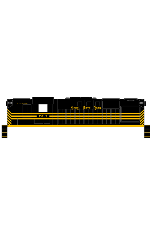 Nickel Plate Road ALCO Diesel Locomotive Yellow