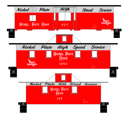 Nickel Plate Road Caboose White
