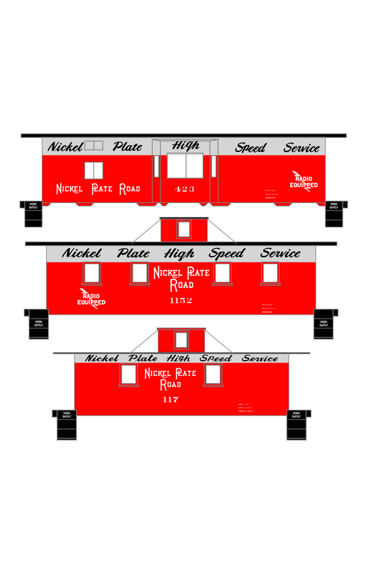 Nickel Plate Road Caboose White