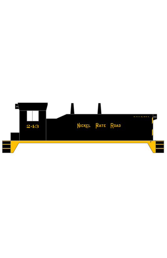 Nickel Plate Road Diesel Switcher Yellow