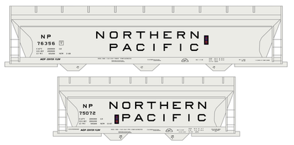 Northern Pacific ACF Covered Hopper Black
