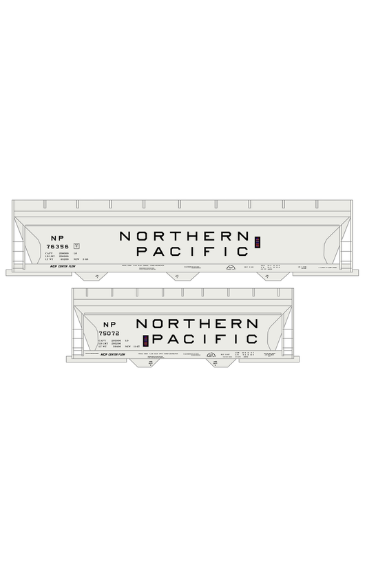 Northern Pacific ACF Covered Hopper Black