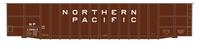 Northern Pacific Woodchip Gondola White  - Decal