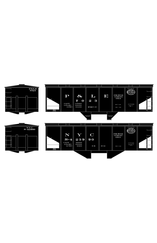 New York Central Covered Hopper White NYC-Built