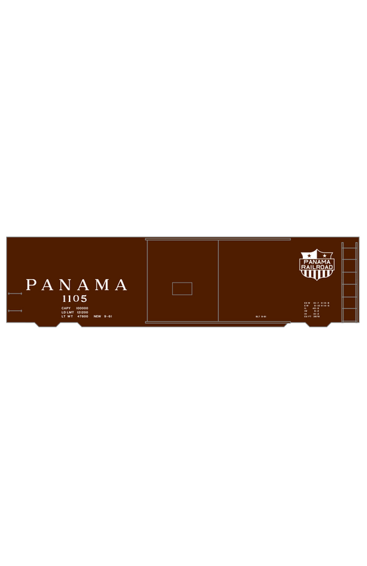 Panama Railroad 40 Steel Boxcar White Canal Zone