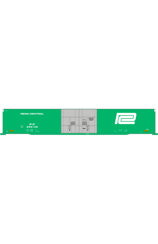 Penn Central 86 Ft Auto Parts Boxcar White