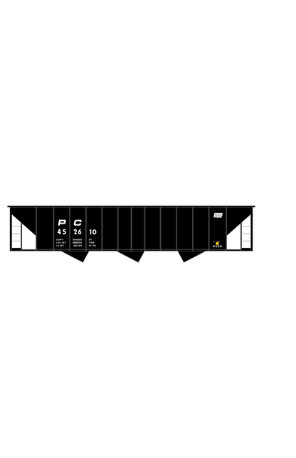 Penn Central Hopper Car White