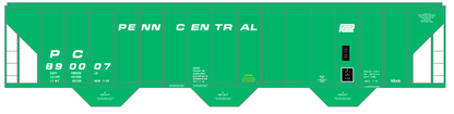 Penn Central PS2-CD Covered Hopper White For Green Car