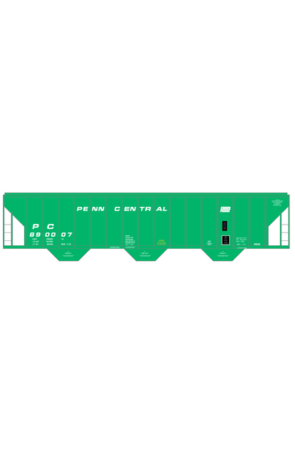 Penn Central PS2-CD Covered Hopper White For Green Car