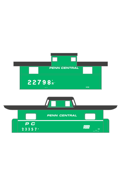 Penn Central PC Caboose White