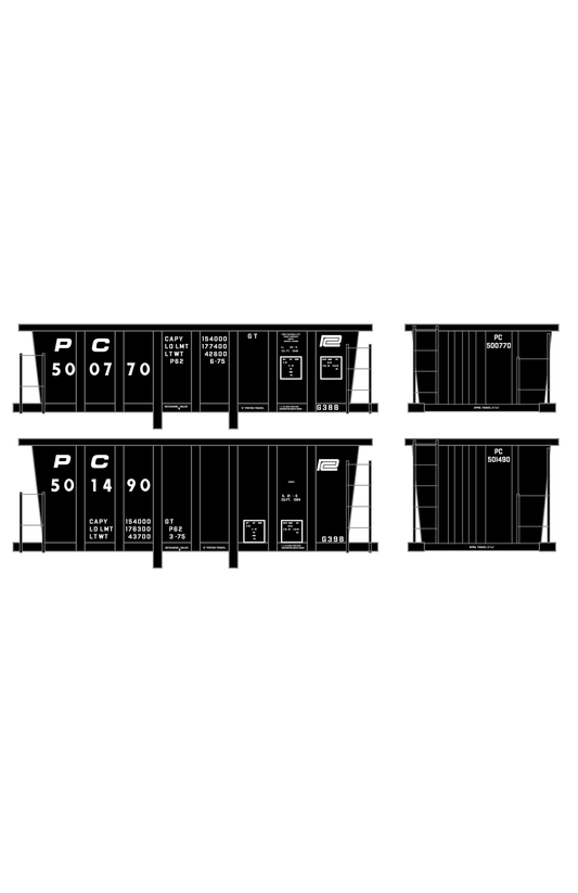 Penn Central G38 / G39 Ore Jenny Car White