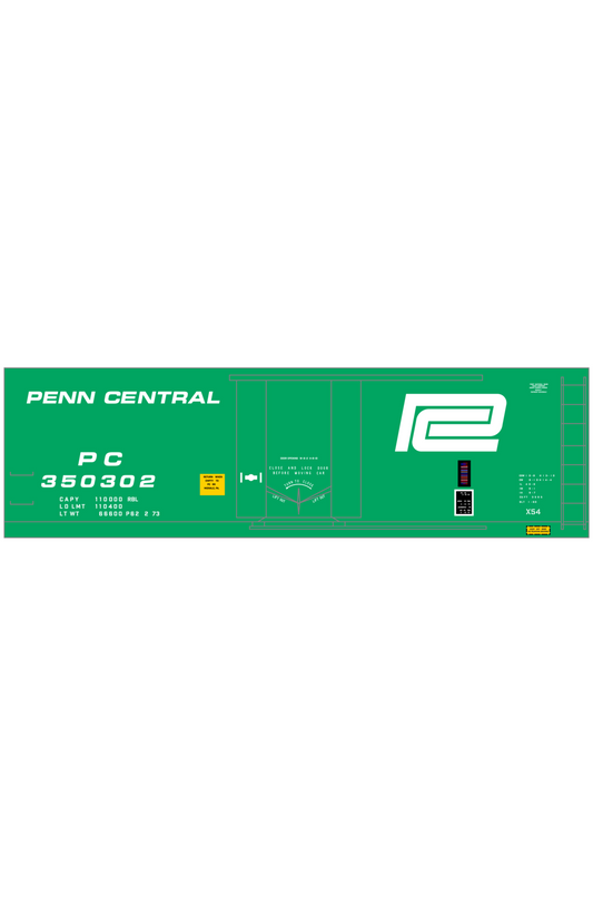 Penn Central / Conrail X54 40 Ft Insulated Boxcar White
