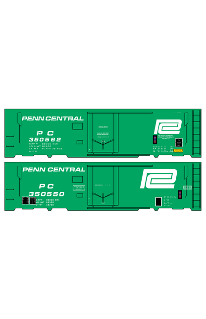 Penn Central XIH 40 Ft 40 Ft Insulated Boxcar White Ex-NH Cars