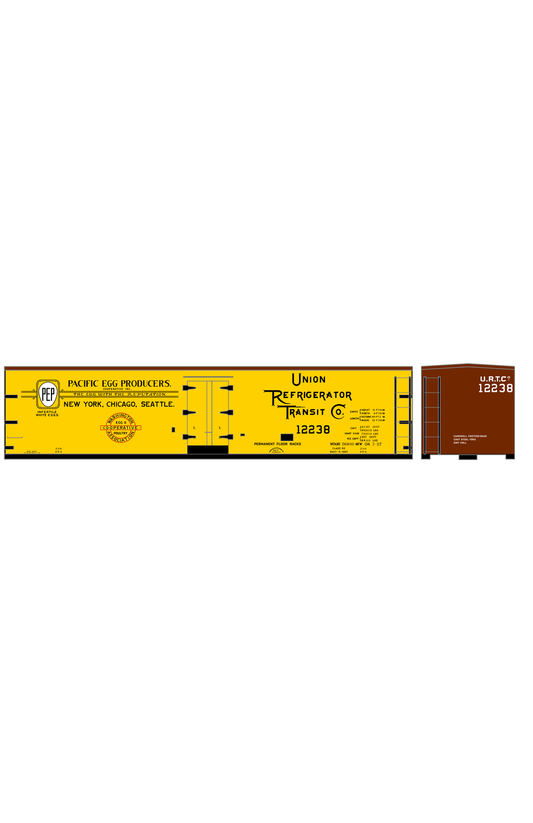 PEP Pacific Egg Producers Wood Ice Reefer Black
