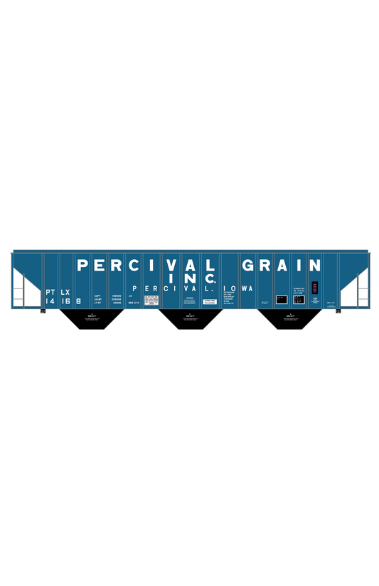 Percival Grain, Inc. PS-2CD Covered Hopper White Iowa