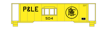 Pittsburgh and Lake Erie Caboose Black P&LE