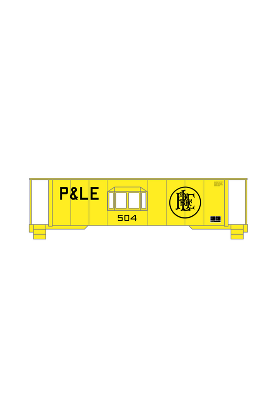 Pittsburgh and Lake Erie Caboose Black P&LE