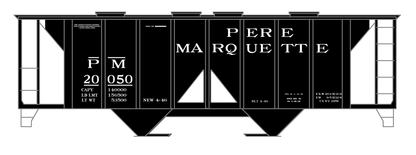 Pere Marquette Covered Hopper White